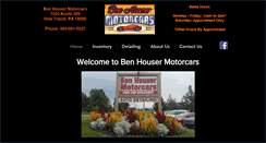 Desktop Screenshot of benhousermotorcars.com